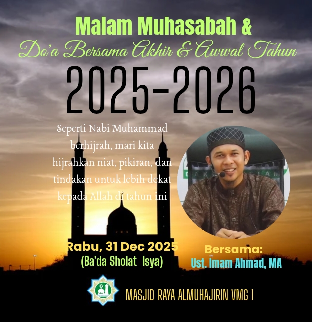 MALAM MUHASABAH & Doa Bersama Akhir & Awal Tahun 2025-2026